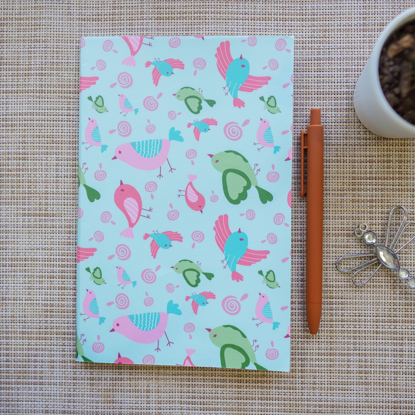 Blue Chirpy Crew Notebook