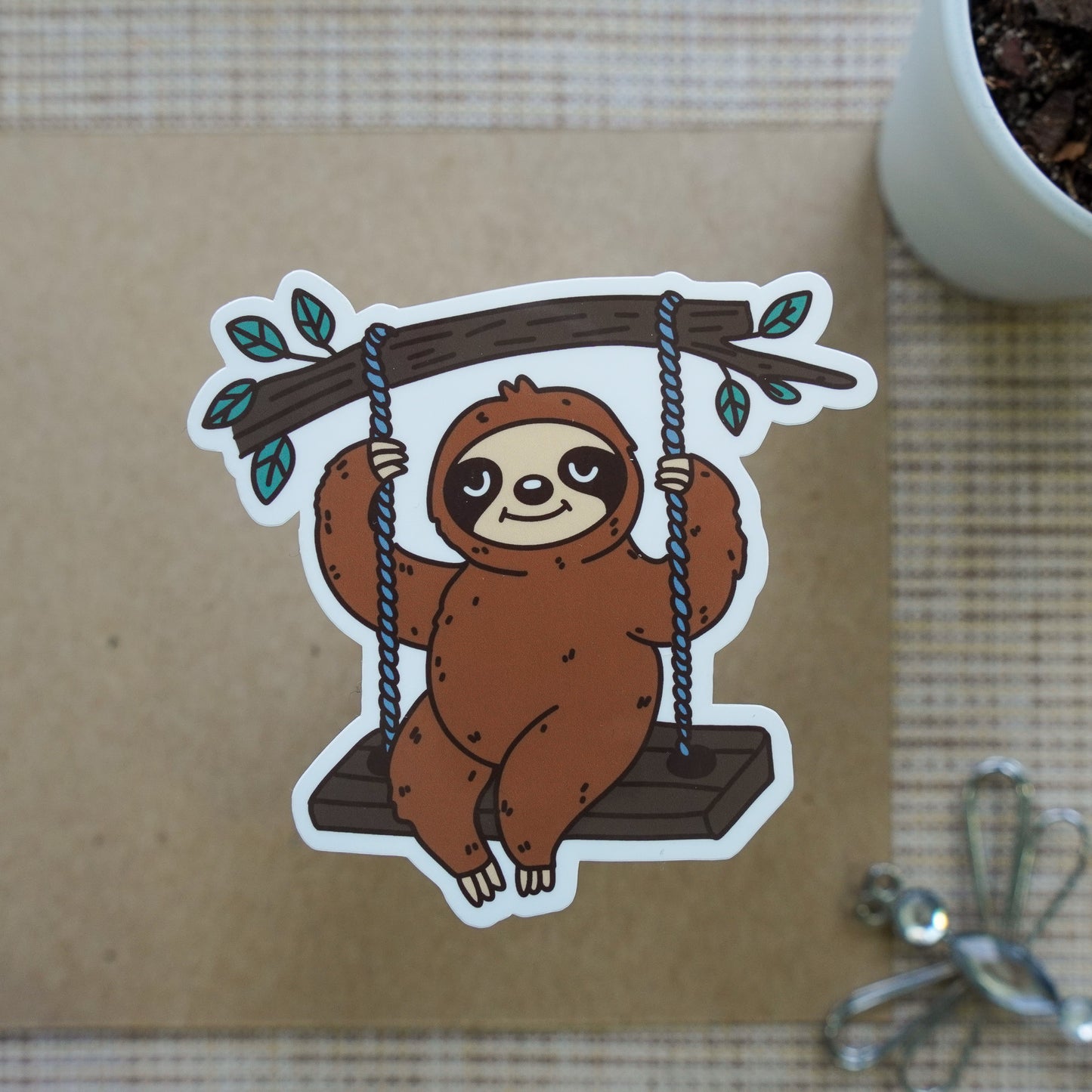 Swing Into Spring Sticker