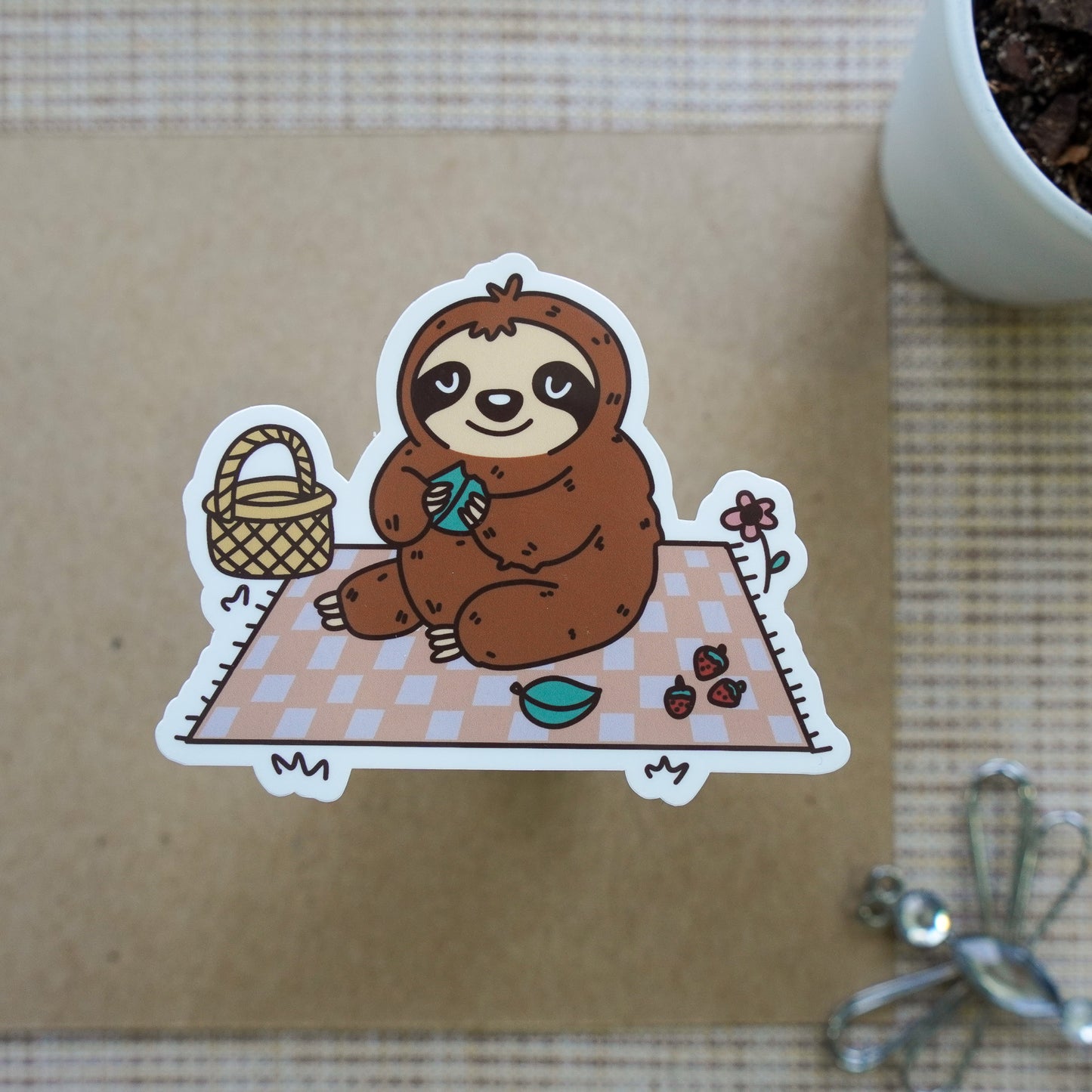 Slow and Snacky Sticker