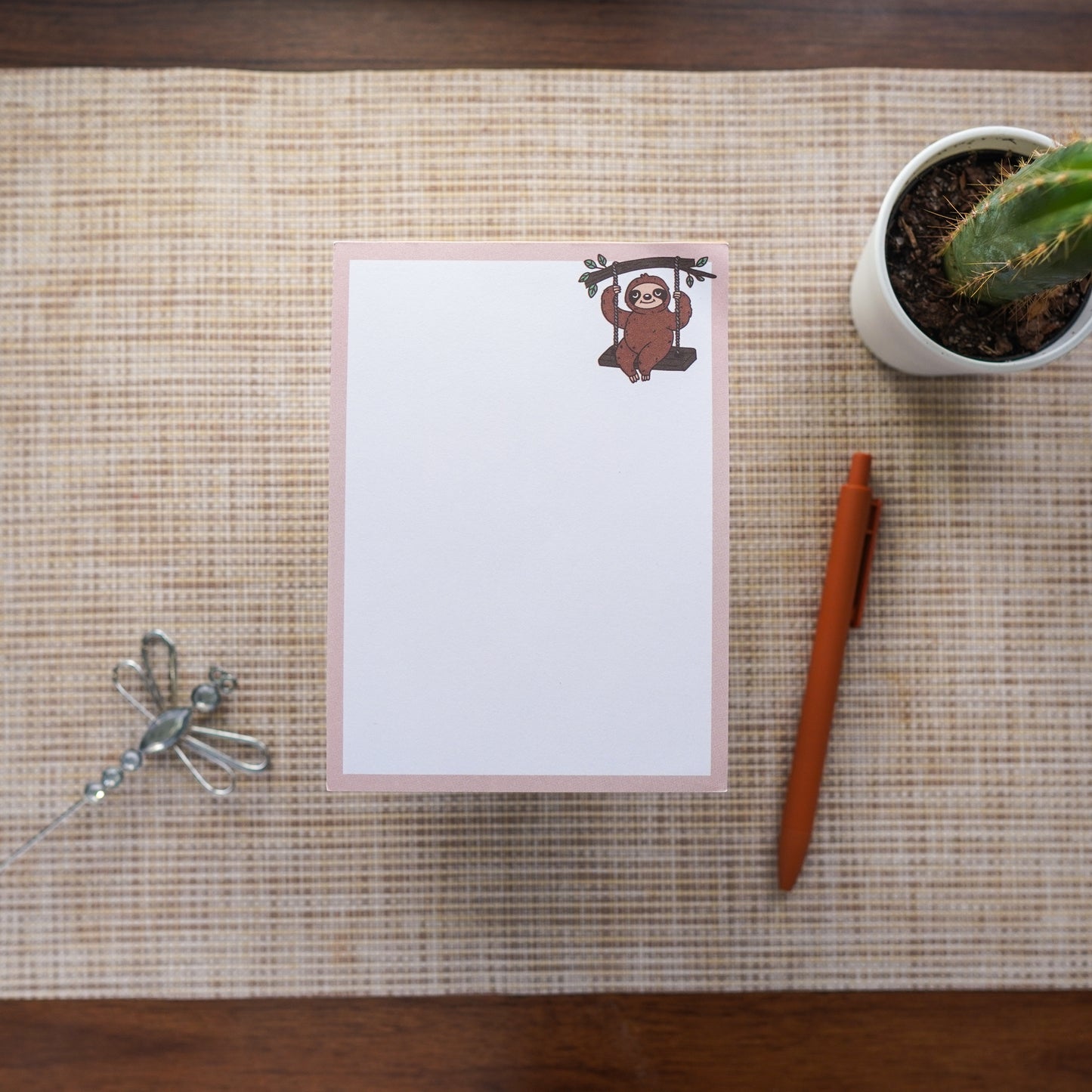Swing Into Spring Notepad