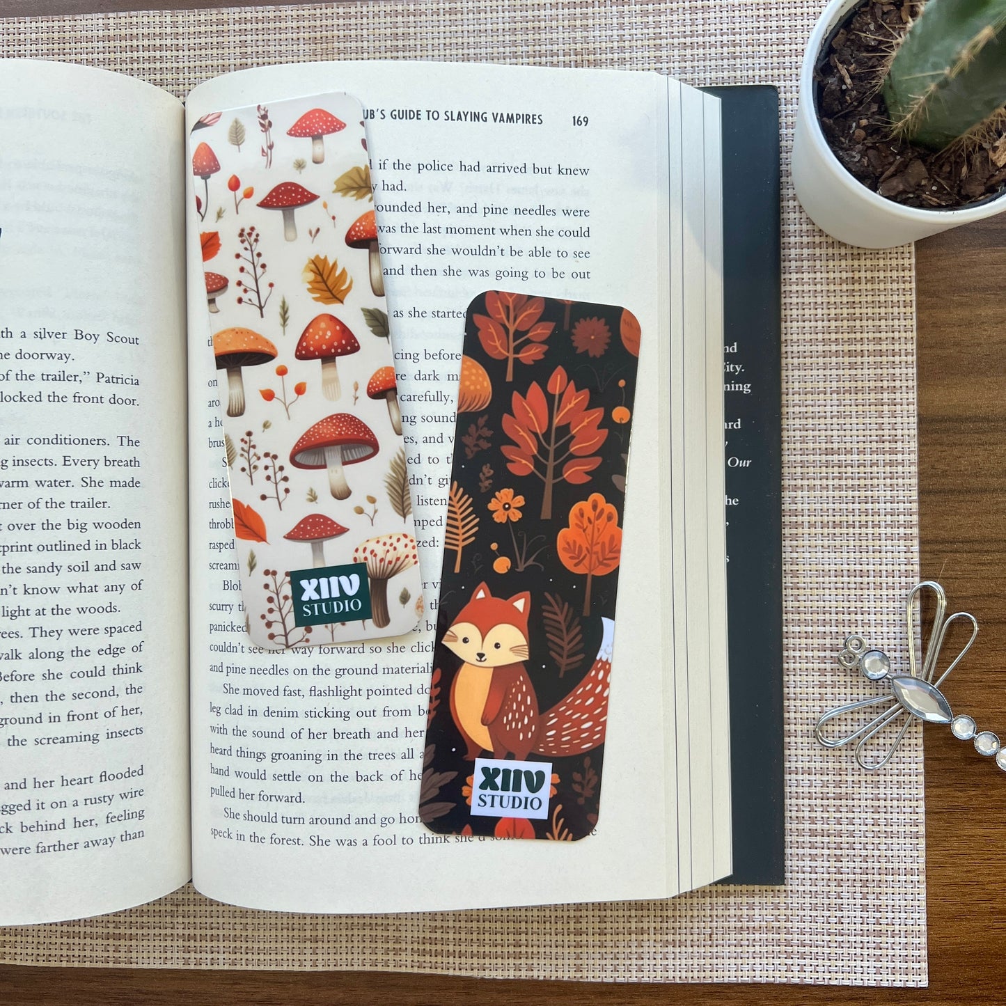 Mushrooms & Mischief Double Sided Bookmark (2 for $5)