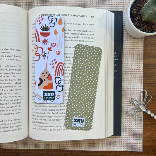 Botanical Boho Double Sided Bookmark (2 for $5)