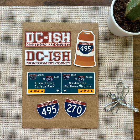 DC-ish Sticker Pack (6 Stickers)