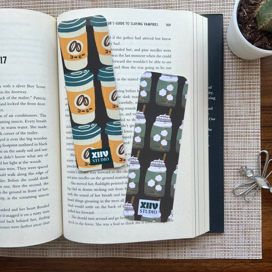 Sips of Both Worlds Double Sided Bookmark (2 for $5)